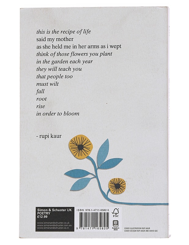 The sun and her flowers - Rupi Kaur - Runot ja näytelmät - 10105567917 - 1