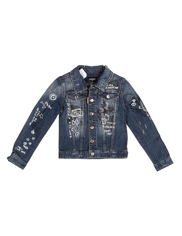 DSQUARED2 Dark graffiti wash Dan farkkutakki, 36 - Naisten takit ja jakut - 10105567933 - 0
