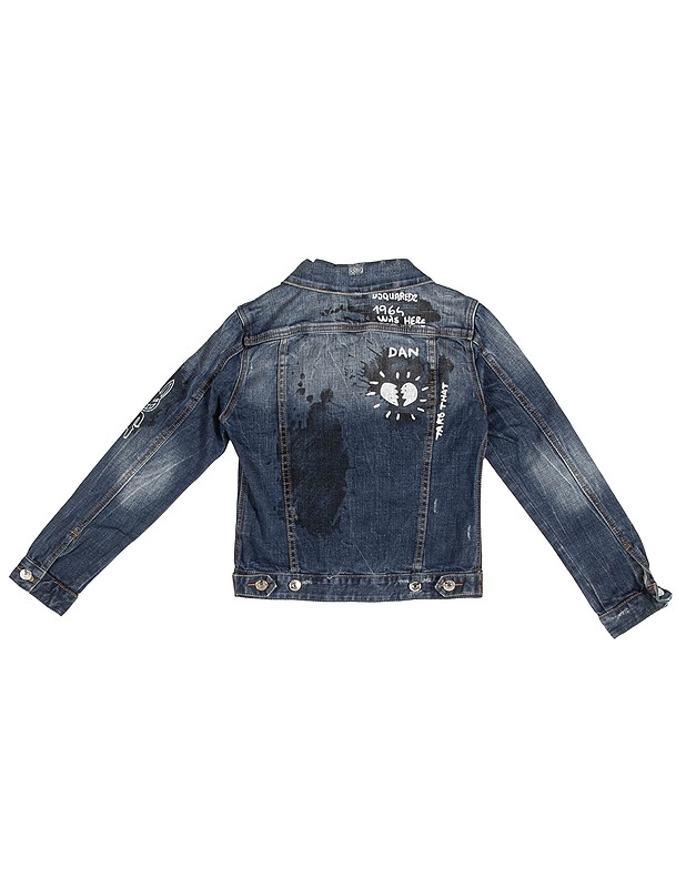 DSQUARED2 Dark graffiti wash Dan farkkutakki, 36 - Naisten takit ja jakut - 10105567933 - 1