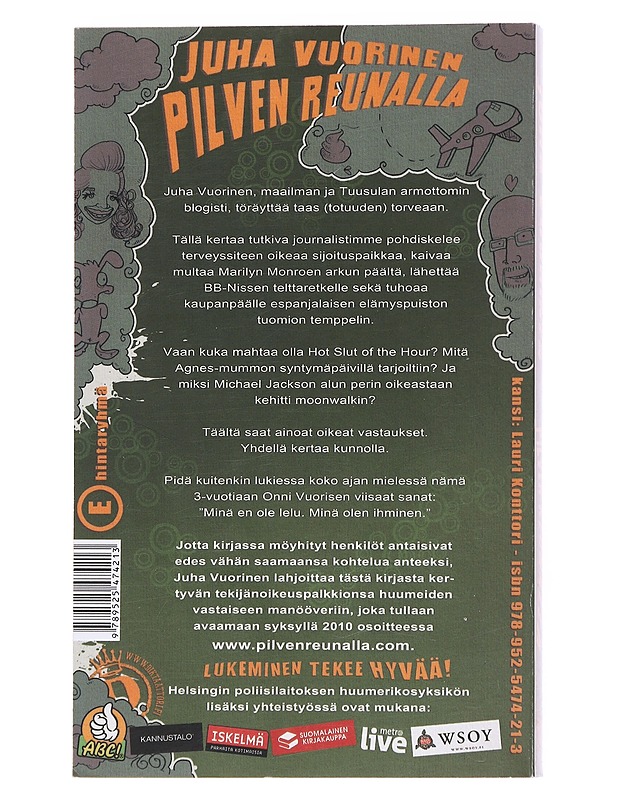 Pilven reunalla - Juha Vuorinen - Elämäkerrat ja muistelmat - 10105568008 - 1