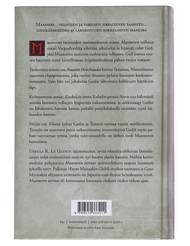 Maameren tarinat 1-4 - Ursula K. Le Guin - Fantasia- ja scifi - 10105568016 - 1