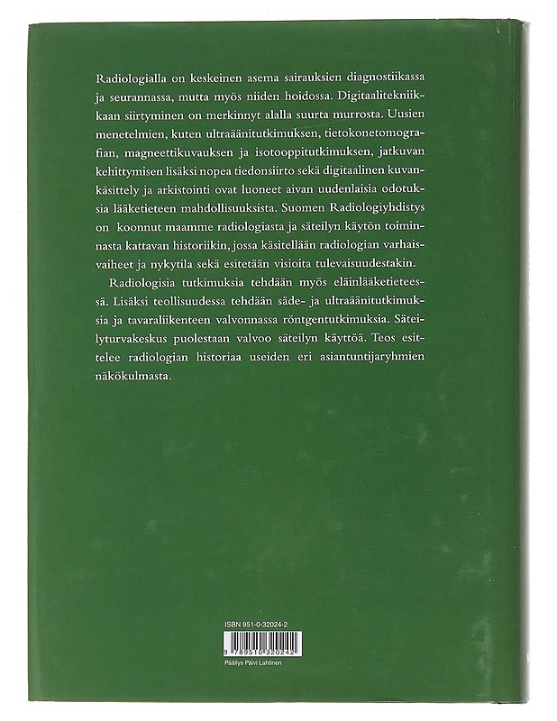 Radiologia Suomessa -  Carl-Gustaf Standertskjöld-Nordenstam - Tietokirjat - 10105568047 - 1