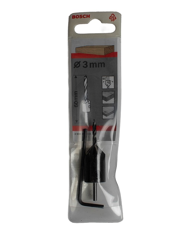 BOSCH puuporakone senkalla, 3 mm - Rakennustarvikkeet - 10105568070 - 0