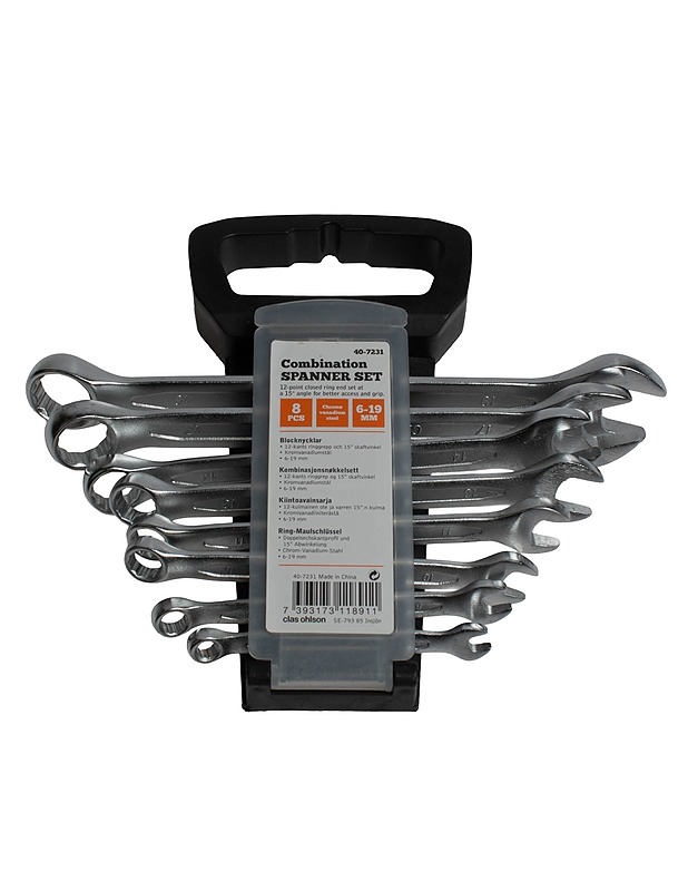 CLAS OHLSON kiintoavainsarja 6 - 19 mm - Rakennustarvikkeet - 10105568078 - 0