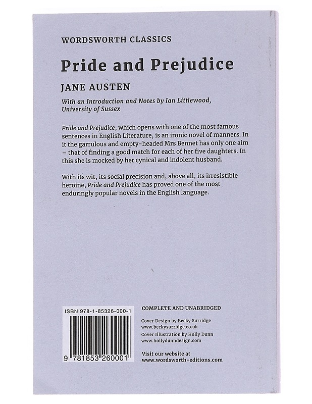 Pride & prejudice - Jane Austen - Romaanit ja novellit - 10105568103 - 1