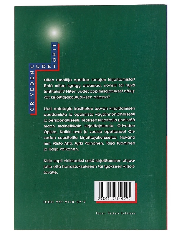 Oriveden uudet opit - Reijo Virtanen - Tietokirjat ja oppaat - 10105568159 - 1
