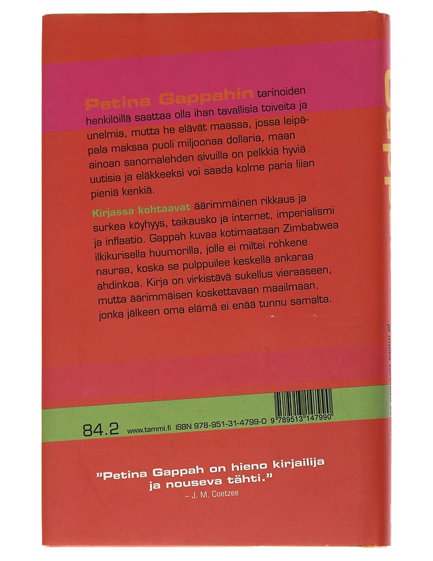 Tanssimestari ja muita tarinoita Zimbabwesta - Gappah, Petina - Kaunokirjallisuus - 10105568169 - 1