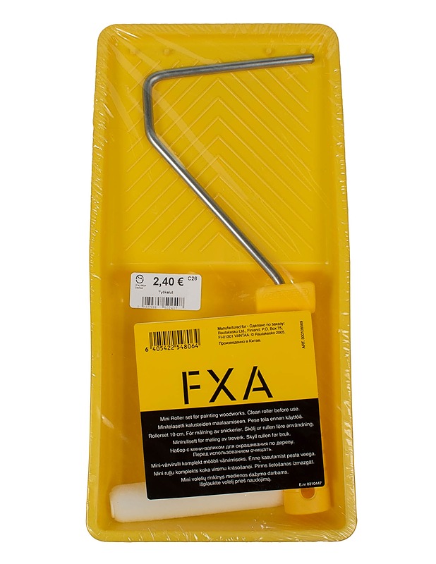 FXA minitelasetti kalusteiden maalaukseen, 10 cm - Rakennustarvikkeet - 10105568188 - 0