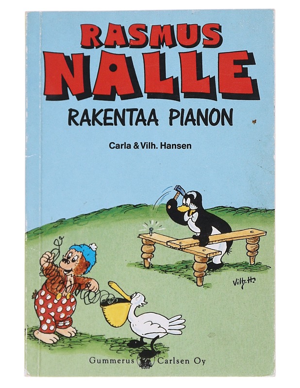 Rasmus Nalle rakentaa pianon - Hansen, Carla - Lastenkirjat - 10105568199 - 0