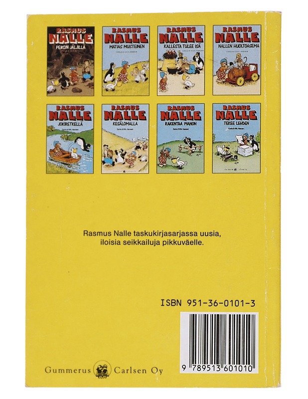 Rasmus Nalle rakentaa pianon - Hansen, Carla - Lastenkirjat - 10105568199 - 1