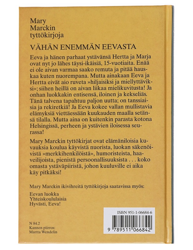 Vähän enemmän Eevasta - Mary Marck - Romaanit ja novellit - 10105568208 - 1