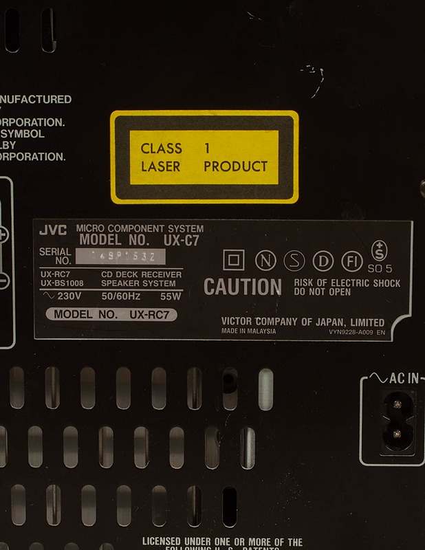 JVC UX-C7 mikrostereosarja radio, CD- ja kasettisoitin - Viihde-elektroniikka - 10105568251 - 2