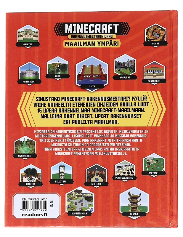 Minecraft rakennusmestarin opas : maailman ympäri - Davey, Joey - Nuorten kirjat - 10105568340 - 1