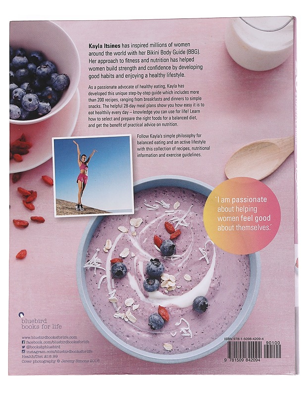 The bikini body : 28 day healthy eating & lifestyle guide - Kayla Itsines - Ruokakirjat - 10105568364 - 1