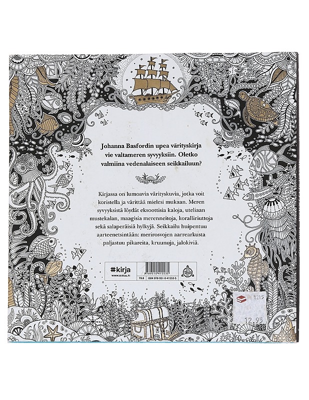 Meren syvyyksissä : värityskirja - Johanna Basford - Taide- ja kulttuurikirjat - 10105568374 - 1