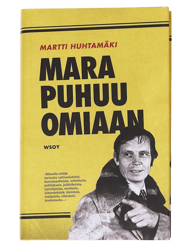 Mara puhuu omiaan - Martti Huhtamäki - Elämäkerrat ja muistelmat - 10105568394 - 0