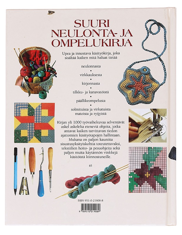 Suuri neulonta- ja ompelukirja - Sinikka Hovi - Tietokirjat ja oppaat - 10105568424 - 1