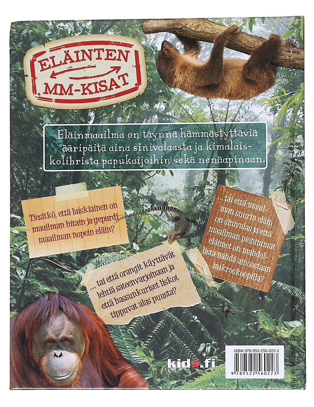 Eläinten MM-kisat - De la Bédoyère - Lastenkirjat - 10105568490 - 1