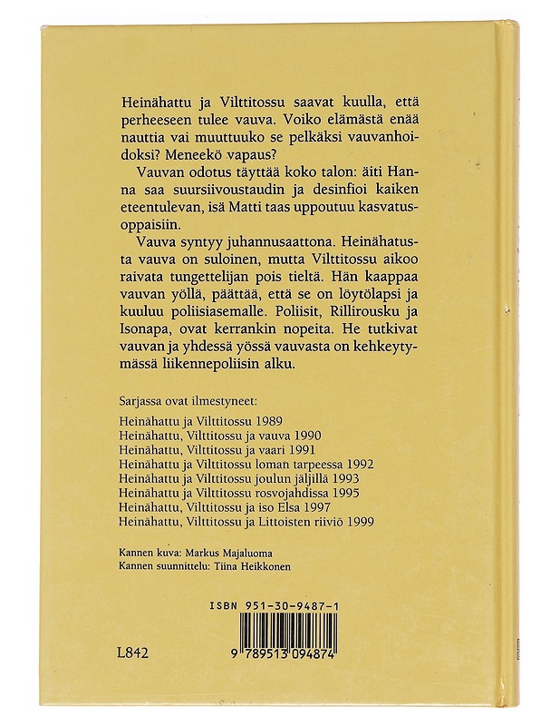 Heinähattu, Vilttitossu ja vauva - Nopola, Sinikka - Lastenkirjat - 10105568512 - 1