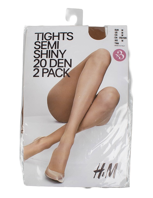 H&M sukkahousut, M, 20 den, 2 kpl/pkt - Alusvaatteet - 10105568519 - 0