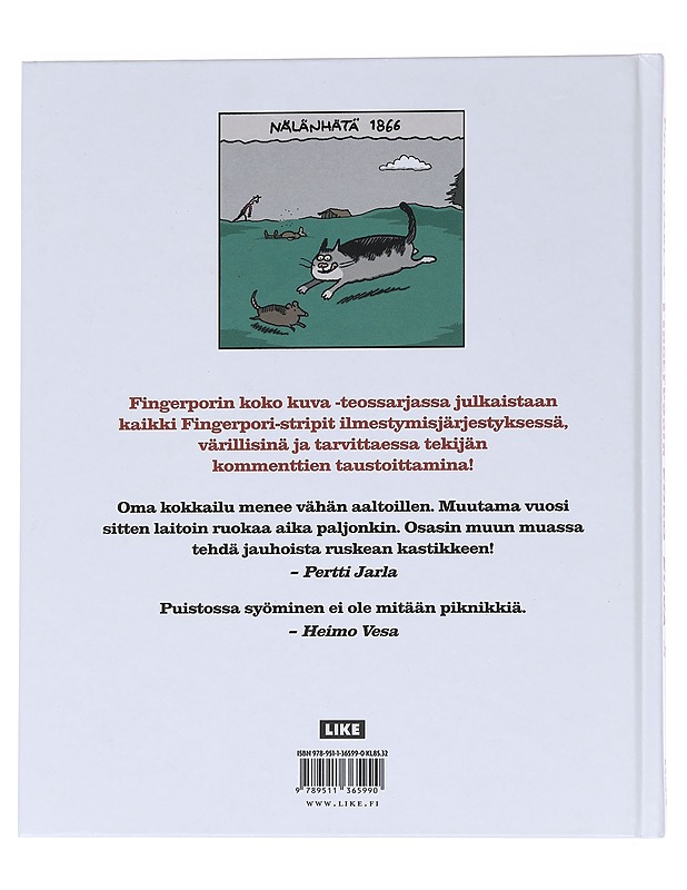 Fingerporin koko kuva / 8 Katin kanssa keittiössä - Pertti Jarla - Sarjakuvat - 10105568561 - 1
