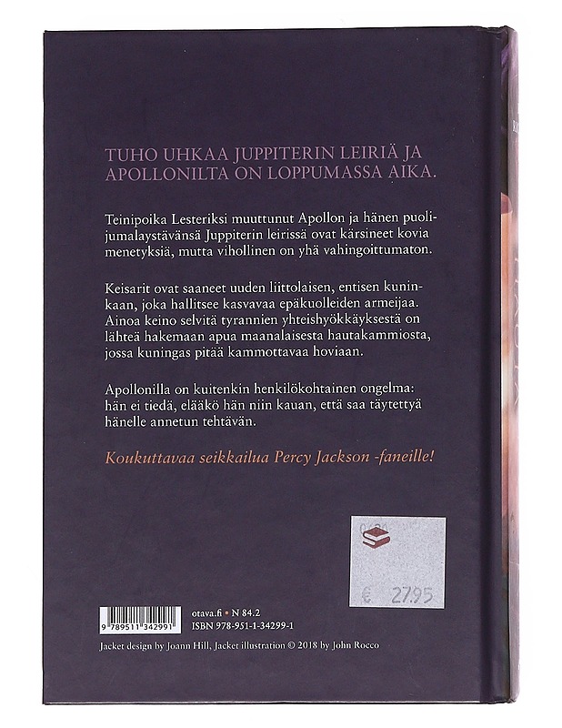 Tyrannin hauta - Riordan, Rick - Fantasia- ja scifi - 10105568572 - 1