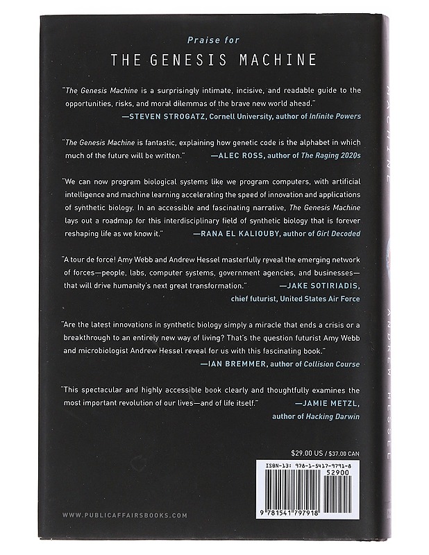 The genesis machine - Amy Webb, Andrew Hessel - Tietokirjat - 10105568574 - 1