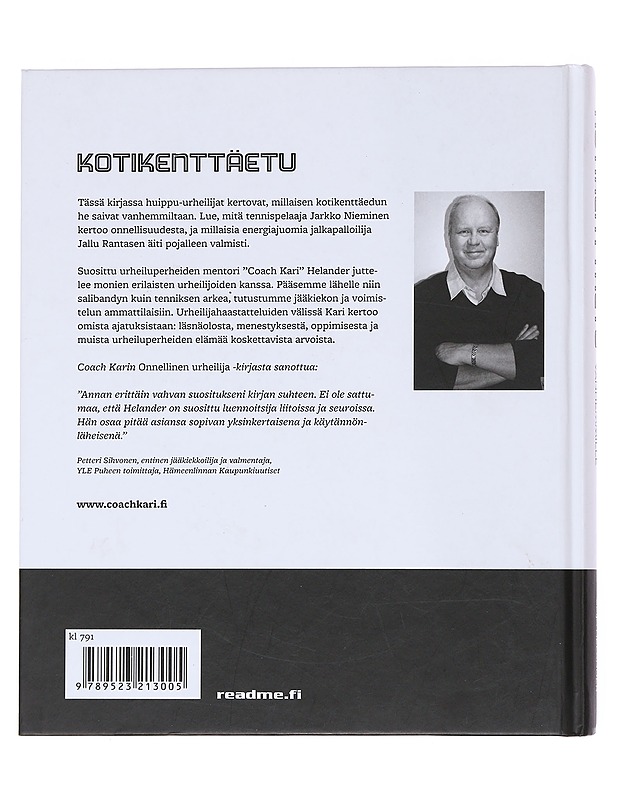 Kotikenttäetu / kirja urheiluperheiden vanhemmille - Helander, Kari - Harrastekirjat - 10105568645 - 1