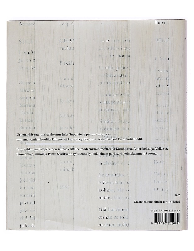 Salaperäinen seurue / runoja jotka tulivat ja jäivät - Saaritsa, Pentti - Runot ja näytelmät - 10105568649 - 1