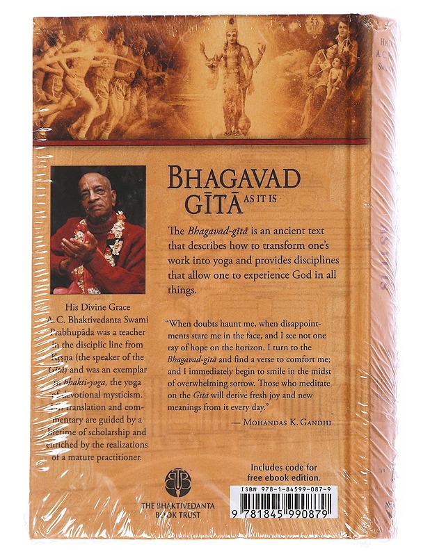Bhagavad Gita as it is - A. C. Bhaktivedanta Swami Prabhupãda  - Tietokirjat ja oppaat - 10105568669 - 1
