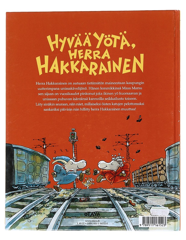Hyvää yötä, herra Hakkarainen - Kunnas, Mauri - Lastenkirjat - 10105568691 - 1