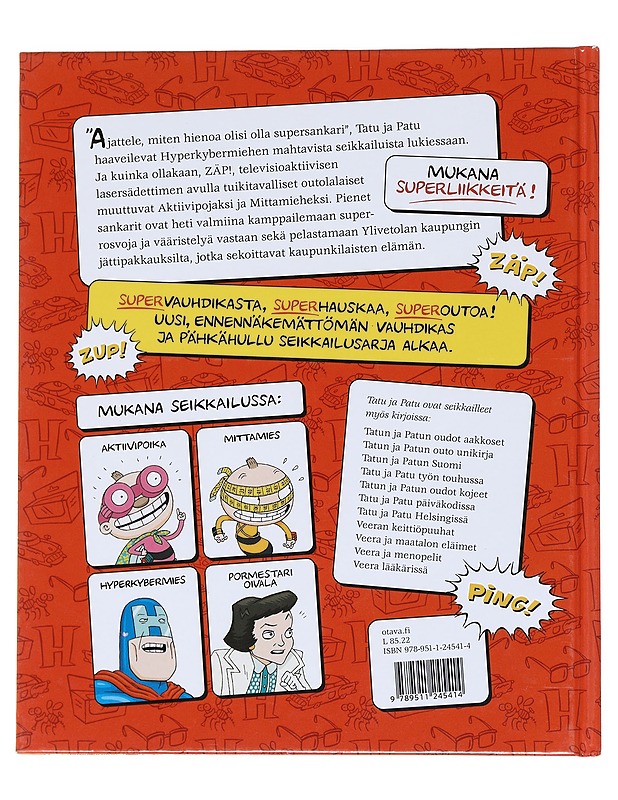 Tatu ja Patu supersankareina - Havukainen Aino, Toivonen Sami - Lastenkirjat - 10105568704 - 1