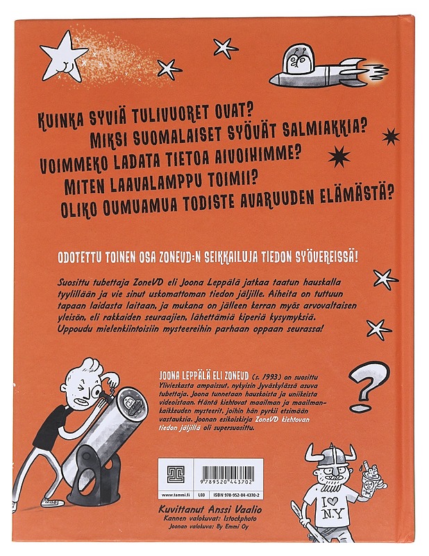 ZoneVD uskomattoman tiedon jäljillä - Leppälä, Joona - Lastenkirjat - 10105568709 - 1