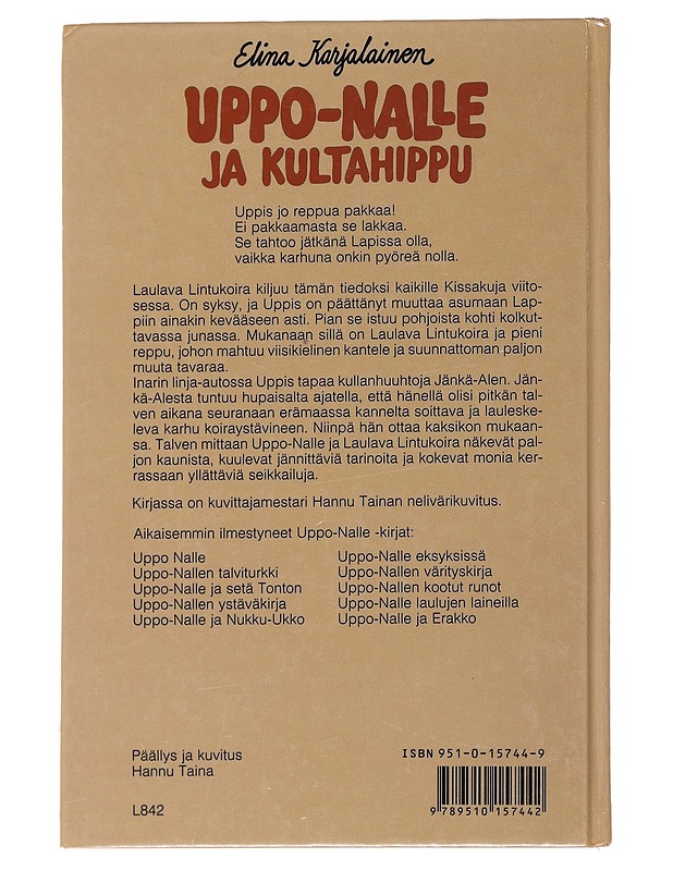Uppo-Nalle aja kultahippu - Elina Karjalainen - Lastenkirjat - 10105568732 - 1