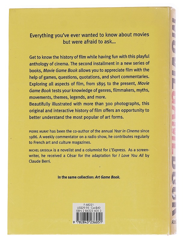 Movie game book: A serious pursuit of film trivia - Pierre Murat - Musiikki- ja elokuvakirjat - 10105568718 - 1