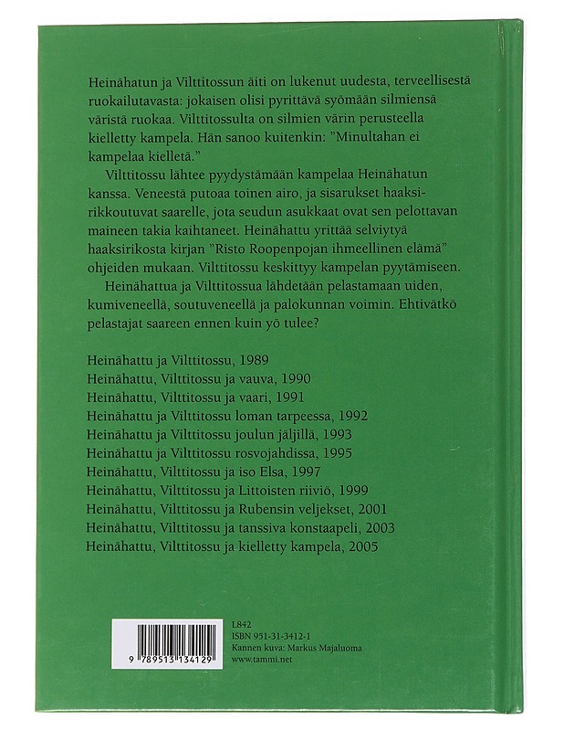 Heinähattu, Vilttitossu ja kielletty kampela - Nopola, Sinikka - Lastenkirjat - 10105568760 - 1