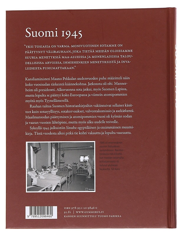 Suomi 1945 / rauha, pelko, toivo - Tuomikoski, Pekka - Historiakirjat - 10105568763 - 1