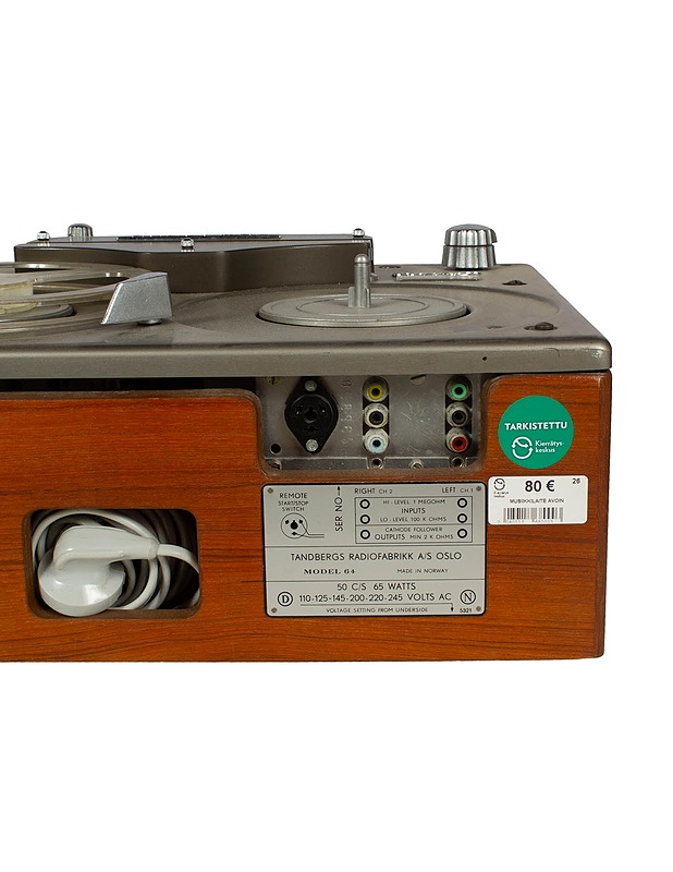 TANDBERG Model 64 neliraitainen stereokelanauhuri - Viihde-elektroniikka - 10105568818 - 3