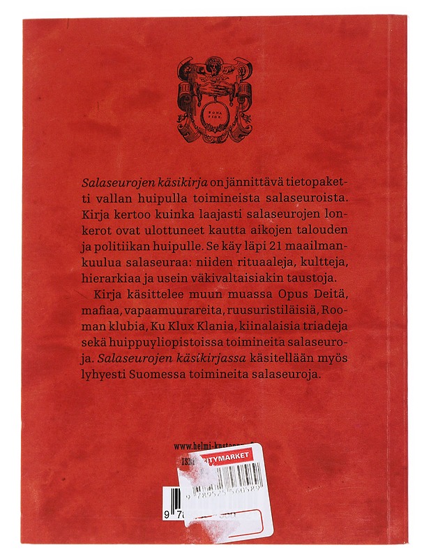 Salaseurojen käsikirja - Bradley, Michael - Historiakirjat - 10105568824 - 1