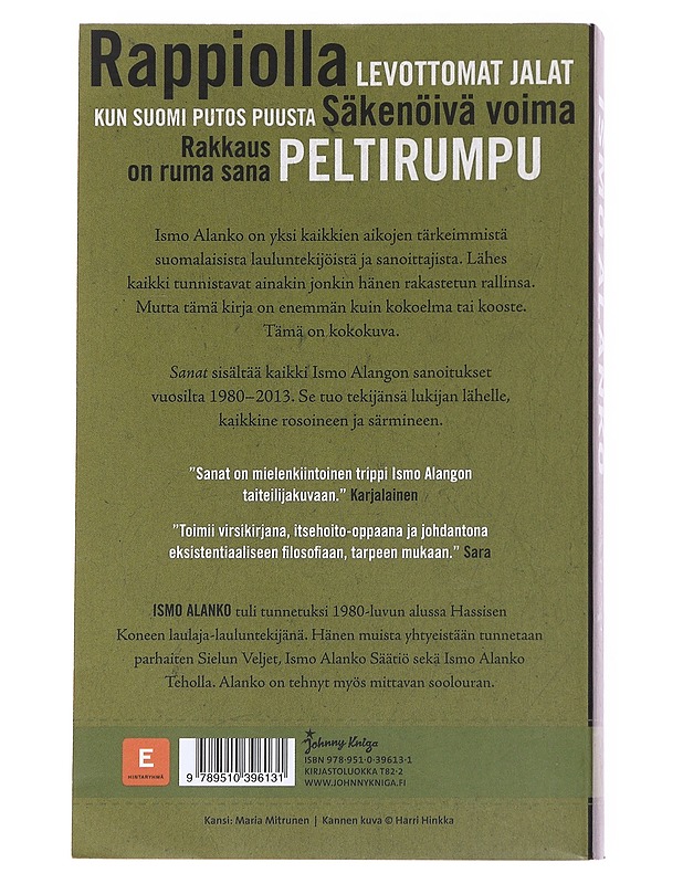 Sanat / täydennetty laitos - Ismo Alanko - Tietokirjat ja oppaat - 10105568825 - 1