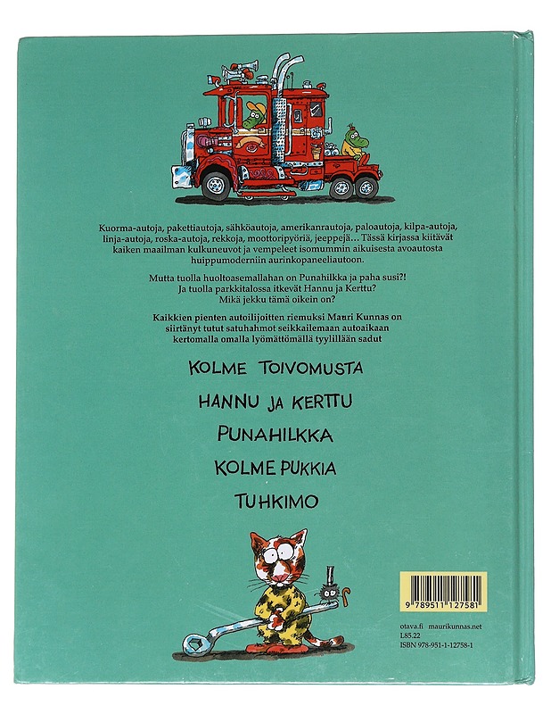 Hurjan hauska autokirja - Mauri Kunnas - Lastenkirjat - 10105568875 - 1