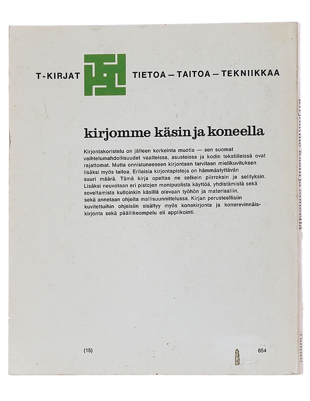 Kirjoitamme käsin ja koneella - Raija Lahti - Käsityökirjat - 10105568895 - 1