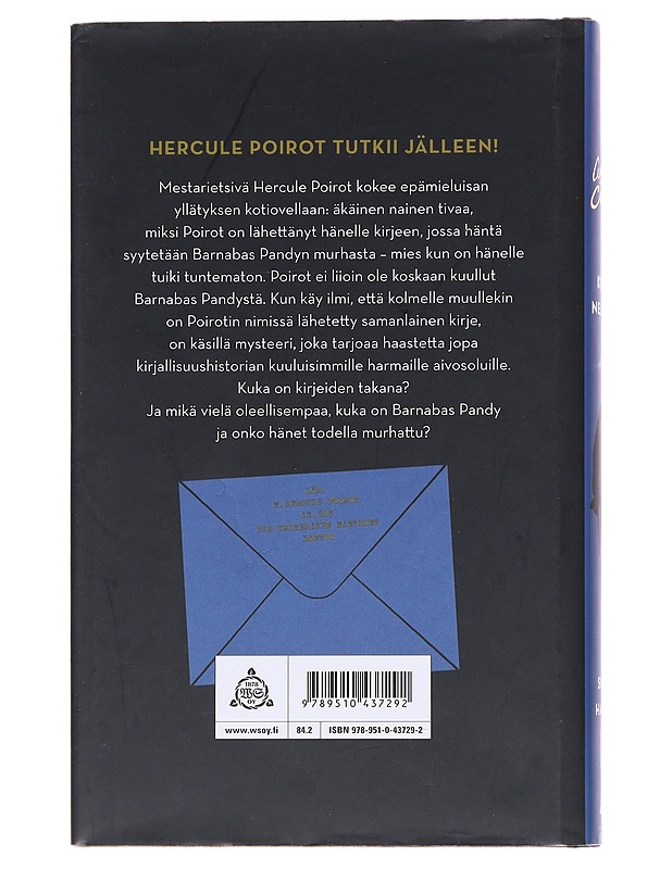 Kolme neljästä / uusi Hercule Poirot -mysteeri - Hannah, Sophie - Romaanit ja novellit - 10105568923 - 1