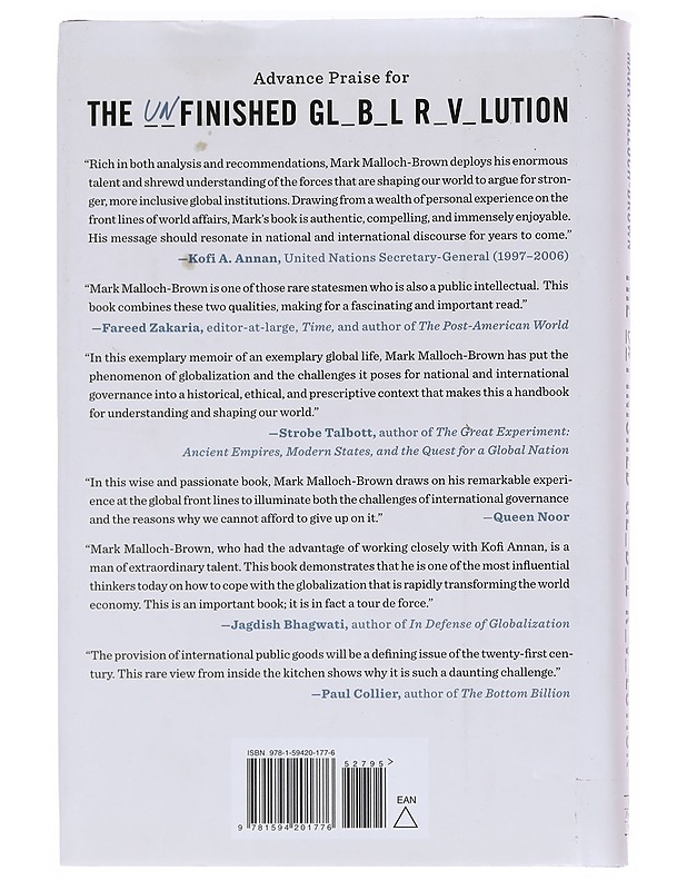 The unfinished global revolution: The pursuit of a new international politics - Mark Malloch-Brown - Tietokirjat ja oppaat - 10105568947 - 1
