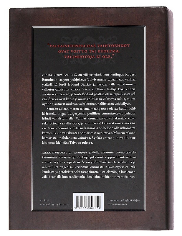 Valtaistuinpeli - Martin, George R. R. - Fantasia- ja scifi - 10105568957 - 1