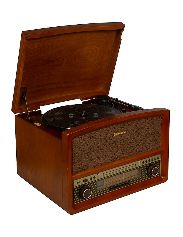 ROADSTAR HIF-1937TUMPK AM/FM CD/LP/C/USB retrostereovastaanotin - Viihde-elektroniikka - 10105569004 - 0