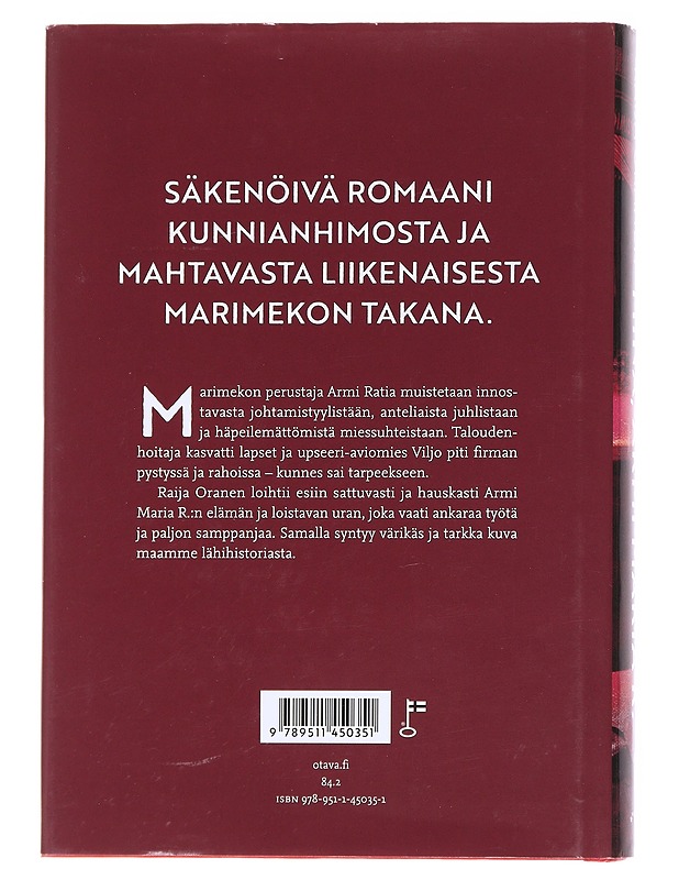 Minä, Armi Maria R. - Raija Oranen - Elämäkerrat ja muistelmat - 10105569087 - 1