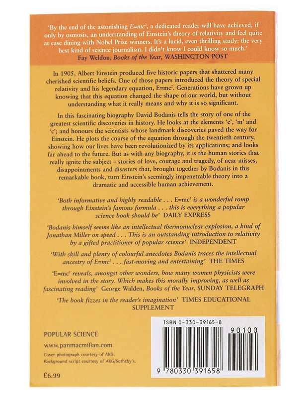 E = mc2 -David Bodanis - Elämäkerrat ja muistelmat - 10105569181 - 1