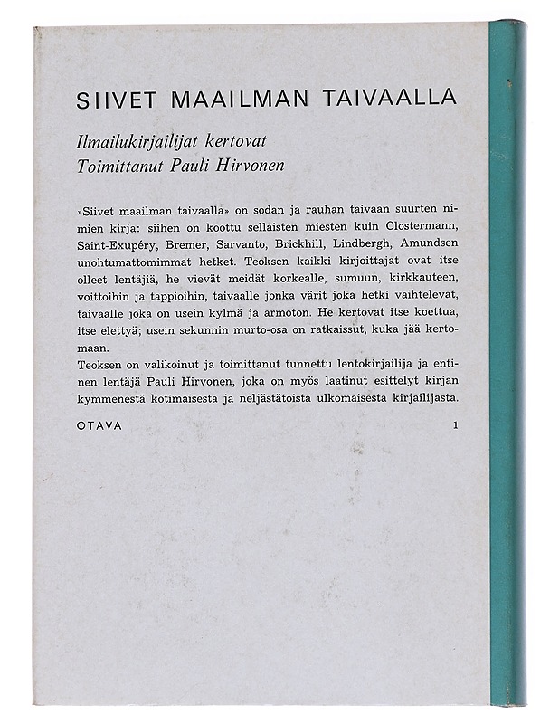 Siivet maailman taivaalla - Pauli Hirvonen - Elämäkerrat ja muistelmat - 10105569194 - 1