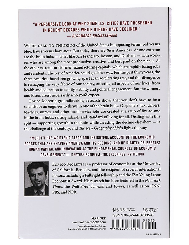 The new geography of jobs - Enrico Moretti - Tietokirjat ja oppaat - 10105569192 - 1